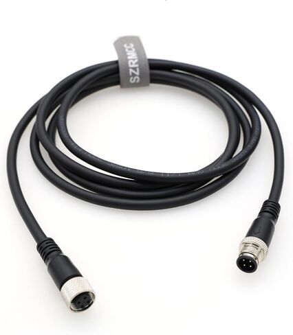 SZRMCC M12 مشفرة 4pin من الذكور إلى الإناث كابل مشغل المستشعر لـ Omron Sick Balluff Leuze Schmersal Bernstein Sensor Industrial Profibus Ethernet/IP in Kuwait