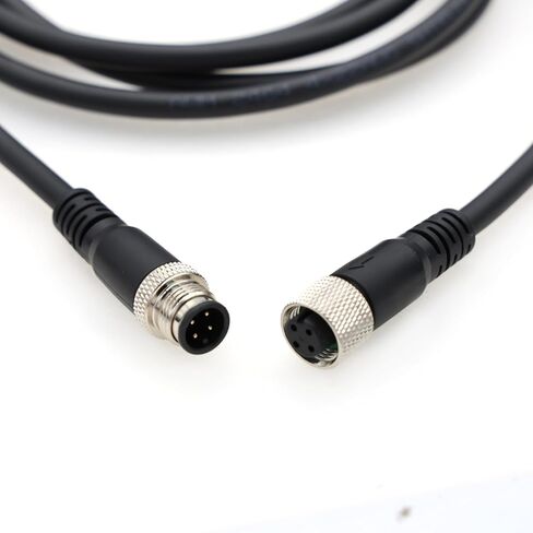 SZRMCC M12 مشفرة 4pin من الذكور إلى الإناث كابل مشغل المستشعر لـ Omron Sick Balluff Leuze Schmersal Bernstein Sensor Industrial Profibus Ethernet/IP in Kuwait