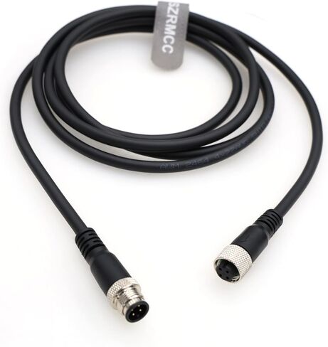 SZRMCC M12 مشفرة 4pin من الذكور إلى الإناث كابل مشغل المستشعر لـ Omron Sick Balluff Leuze Schmersal Bernstein Sensor Industrial Profibus Ethernet/IP in Kuwait