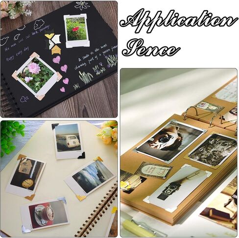 12 ورقة 6 أنماط ملصقات الورق الزاوية الزاوية ملصقات ملصقات لماشية الصورة ملصقات زاوية ل DIY Retro Craft Scrapbooking Decoration in Kuwait