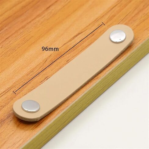 Wardrobe Leather Handles 96mm Dresser Drawer Cupboard Door Knobs Modern Kitchen Cabinet Furniture Pulls Leather Handle 1/6/10Pcs (Color : MBS-6887-36, Size : 6 PCS) in Saudi Arabia