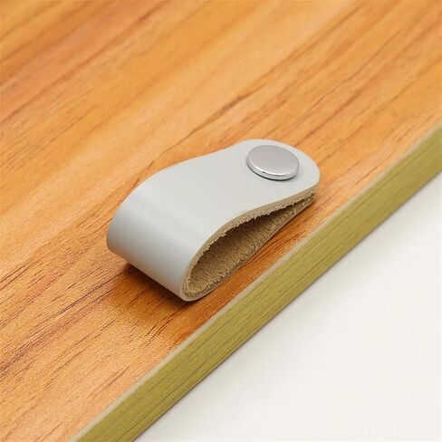 Wardrobe Leather Handles 96mm Dresser Drawer Cupboard Door Knobs Modern Kitchen Cabinet Furniture Pulls Leather Handle 1/6/10Pcs (Color : MBS-6887-36, Size : 6 PCS) in Saudi Arabia