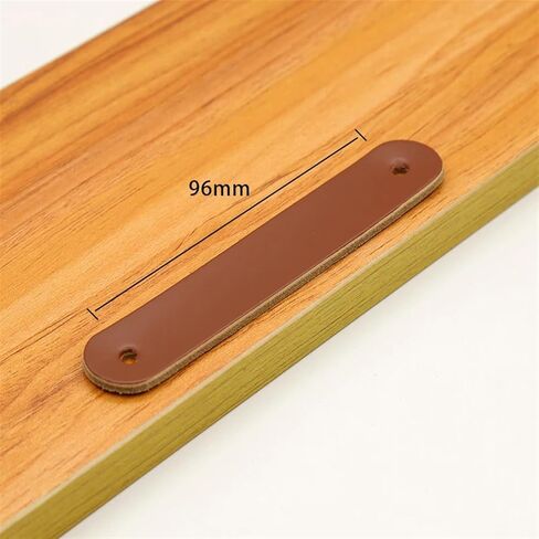 Wardrobe Leather Handles 96mm Dresser Drawer Cupboard Door Knobs Modern Kitchen Cabinet Furniture Pulls Leather Handle 1/6/10Pcs (Color : MBS-6887-36, Size : 6 PCS) in Saudi Arabia