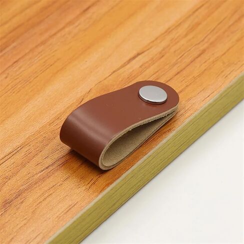 Wardrobe Leather Handles 96mm Dresser Drawer Cupboard Door Knobs Modern Kitchen Cabinet Furniture Pulls Leather Handle 1/6/10Pcs (Color : MBS-6887-36, Size : 6 PCS) in Saudi Arabia