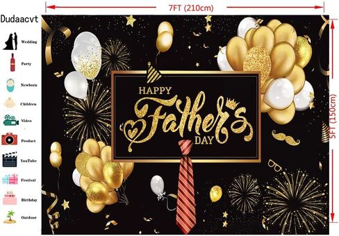 Dudaacvt 7x5ft عيد الأب الخلفية السعيد للآباء يوم الزخارف الحزب لافتة عيد الأب العائلة موضوع الطرف الخلفية خلفية عيد الأب الخلفية in Kuwait
