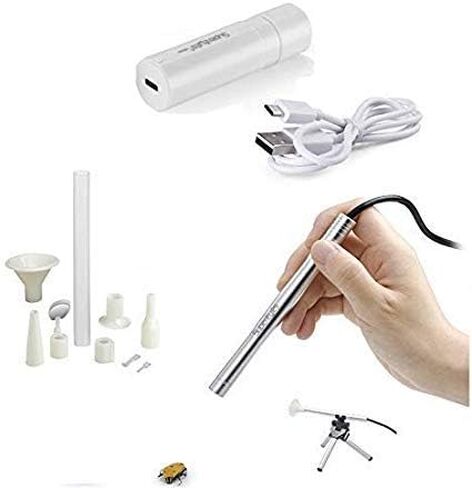 USB Microscope Handheld USB Digital Microscope Supports 500 Times Magnifier Photo Shooting with LED Supports Android OTG Smartphone-PC 1 (2) in Saudi Arabia
