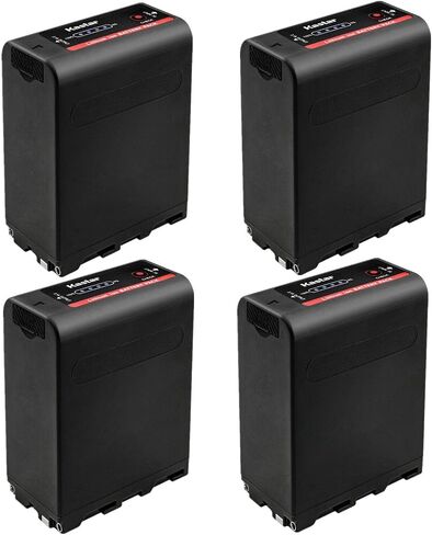 KASTAR NP-F990EXP BATTION 2-pack packtive for Aputure Amaran AL-H198 AL-M9 LED Camera Camera Light in Kuwait