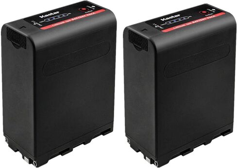 KASTAR NP-F990EXP BATTION 2-pack packtive for Aputure Amaran AL-H198 AL-M9 LED Camera Camera Light in Kuwait