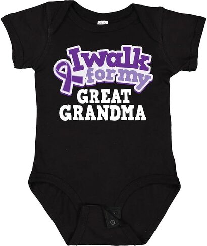 inktastic Alzheimers Great Grandma Lupus Awareness Baby Bodysuit in Saudi Arabia