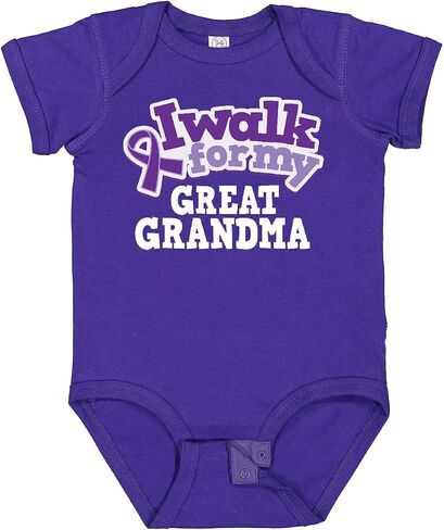 inktastic Alzheimers Great Grandma Lupus Awareness Baby Bodysuit in Saudi Arabia