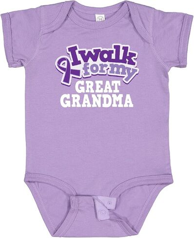 inktastic Alzheimers Great Grandma Lupus Awareness Baby Bodysuit in Saudi Arabia