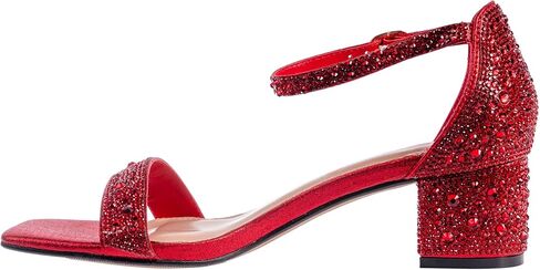 Ninety Union Lady Couture Dazzle 2 Inch Mid Block Heel Rhinestone Sandal in Saudi Arabia