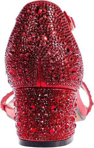 Ninety Union Lady Couture Dazzle 2 Inch Mid Block Heel Rhinestone Sandal in Saudi Arabia