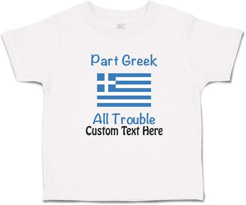 Cute Rascals Toddler T-Shirt Part Greek All Trouble Cotton 0 Trouble Boy & Girl Clothes 0 in Saudi Arabia