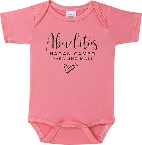 Baby Announcements Ideas,Abuelitos Hagan Campo Para Uno Mas Spanish Pregnancy Announcement Infant Bodysuit in Kuwait