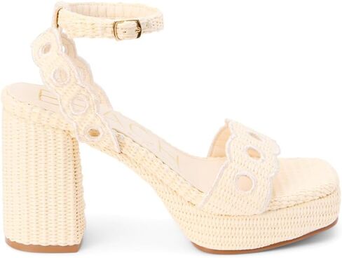 BEACH by Matisse Womens Moorea Block Platform Ankle Strap Casual Sandals Casual High Heel 3" & Up - Brown in Saudi Arabia
