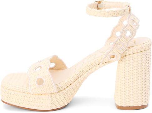 BEACH by Matisse Womens Moorea Block Platform Ankle Strap Casual Sandals Casual High Heel 3" & Up - Brown in Saudi Arabia