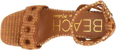 BEACH by Matisse Womens Moorea Block Platform Ankle Strap Casual Sandals Casual High Heel 3" & Up - Brown in Saudi Arabia