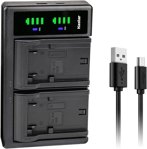 Kastar 2-Pack BN-VF823 بطارية و Ltd2 USB شاحن استبدال JVC GZ-MG435HUS GZ-MG437 GZ-MG437B GZ-MG465 GZ-MG465B Camer بطارية BN-VF823U in Saudi Arabia