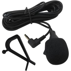 2024 Upgrade 3.5mm Microphone External Portable, Bluetooth Enabled Receivers Mic for Ken -wood DNX9980HD DNX9960 DNX9140 DNX8120 DNX771HD DNX719VHD DNX7190HD