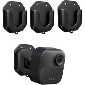 3 Pack Blink Camera Mount, No Drill No Screws Adhesive Wall Mount Bracket for Blink Mini/Mini 2/Outdoor 4/Indoor Cameras, Strong Adhesive, Damage-Free, Easy to Install