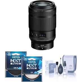 Nikon NIKKOR Z MC 105mm f/2.8 VR S Lens, Bundle with Hoya NXT Plus 62mm UV+CPL Filter Kit, Cleaning Kit