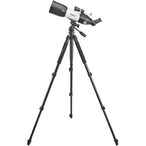 Astronomical Telescope 400/80mm Refractor Telescope 210X HD Lens Monocular Telescope with Tripod and Finder Scope for Beginners Sky Stars Watching Nice Family