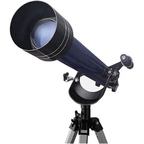 Telescopes for Astronomy Stargazing Student Kids Telescope 45deg Full Erect Zenith Mirror High-Definition Sky Viewing Adult Entry Astronomical Telescope Nice Family (Blue Package 2)