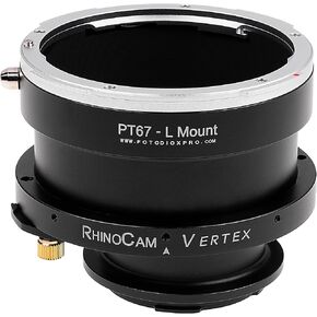 RhinoCam Vertex Rotating Stitching Adapter, Compatible with Pentax 6x7 (P67) Mount SLR Lens to Leica L-Mount Alliance Mirrorless Cameras