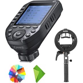 Godox XProII XProII-F XproIIF Flash Trigger w/S2 Holder Bracket for Fuji Fujifilm, TTL Wireless Transmitter 2.4G HSS 1/8000S Bluetooth Connection for Fuji Fujifilm (Upgraded Version of The Xpro-F)