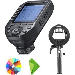 Godox XProII XProII-O XProIIO Flash Trigger w/S2 Holder Bracket for Olympus Panasonic, TTL Wireless Transmitter 2.4G HSS 1/8000S Bluetooth Connection for Olympus, Panasonic Cameras (Xpro-O Upgraded)