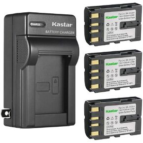 Kastar 2-Pack Battery and AC Wall Charger Replacement for JVC GR-DVL810, GR-DVL815, GR-DVL817, GR-DVL820, GR-DVL822, GR-DVL828, GR-DVL865, GR-DVL867, GR-DVL900, GR-DVL910, GR-DVL915, GR-DVL920
