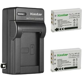 Kastar 2-Pack Battery and AC Wall Charger Replacement for Ricoh DB-90 Battery, Ricoh BJ-9 Charger, Ricoh GXR, GXR P10, GXR S10, GXR Mount A12 Digital Camera