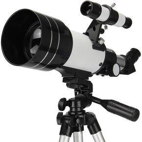 Telescope for Kids Beginners Adults 70mm Aperture 300mm Astronomical Refractor Telescope BAK4 Prism FMC Lens Telescope for Astronomy with Smartphone Mount and Tripod to Observe Moon