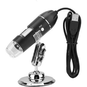 NC مكبرة USB المجهر الرقمي Digital Microscope 50x-500x 0.P Massb USB مع حامل لفحص استخدام اتصال الكمبيوتر باليد باليد