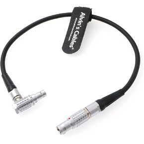 كابلات Alvin 6 Pin Male to 2 Pin Cable Power Power Cable لـ DJI Ronin 2 Gimbal Supilizer Teradek Arri Red Smallhd Paralinx Preston Transvideo Offhollywood Switronix Monitor 30cm | 12inches
