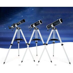 Astronomy Telescope 360 Degree Rotation Telescope Refractor Telescope Scope Multilayer Green Film for Bird Watching Camping Hunting Wild