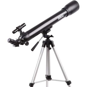 Getting Started High Definition Hd Telescope Refracting Telescope Adjustable Portable Travel Telescopes for Astronomy Multilayer Green Film Focal Length 700Mm Black Black (Black)
