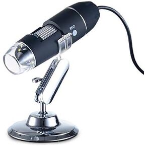 1-600x Digital Electronic Microscope Portable 3.6MP VGA Microscopes 4.3" HD LCD PCB Motherboard Repair Endoscope Magnifier Camera (Color : G600 Al Alloy Stent Magnification : 600X) (1600X 30W)