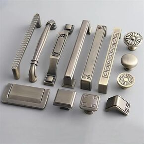 Bronze Drawer Bookcase Wine Cabinet Cupboard Closet Door Pulls Antique Zinc Alloy Furniture Kitchen Drawer Handles Dresse Knobs 1Pcs (Color : 6113 128mm)
