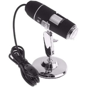 1600X 2MP USB 8 LEDs Electronic Digital Microscope Inspection Camera Magnifier with Metal Stand