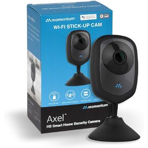 Momentum Axel WiFi Stick Up Security Cloud Cam | Baby Monitoring, Wireless Surveillance, Infrared Night Vision, 2-Way Audio, Live