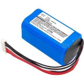 Synergy Digital Speaker Battery, Compatible with Sony SRS-XB43 Speaker, (Li-ion, 7.4V, 5200mAh) Ultra High Capacity, Replacement for Sony ID659 Battery