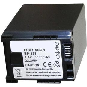 Synergy Digital Camcorder Battery, Compatible with Canon Vixia HF G70 UHD 4K Camcorder, (Li-Ion, 7.4V, 3000 mAh) Ultra High Capacity, Replacement for Canon BP-828 Battery
