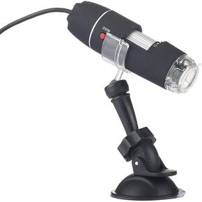 Magnifying Microscope 1600X Magnifier HD 0.P Image Sensor 2 in 1 USB Digital Microscope with 8 LED & Professional Stand Handheld