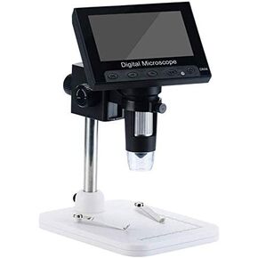 USB Digital Microscope 8 LED Lights Camera Recorder Metal Bracket
