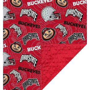 أوهايو ستيت Buckeye مرخص Baby/Toddler Minky بطانية (36 "" × 28 "") "