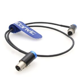 Eonvic Low-Profile TA5F to TA3F Audio Cable for Lectrosonics Zaxcom Receiver to Sound Devices 633, 664, 688 Recorder