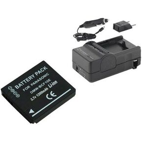 Panasonic Lumix DMC-ZS20 Digital Camera Accessory Kit includes: SDM-1508 Charger, SDDMWBCG10 Battery