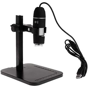 1600X 8LED USB Digital Microscope Magnifier Camera Endoscope with Ruler Bracket Compound Microscop